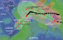 Bão tiến gần vùng biển Huế - Bình Định, mưa lớn từ đêm nay