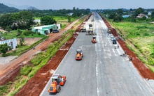 Cao tốc Biên Hòa - Vũng Tàu vào cao điểm thi công