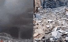 Khoảnh khắc loạt tòa nhà đổ sập trong vài giây vì động đất kinh hoàng mạnh 6,8 độ richter