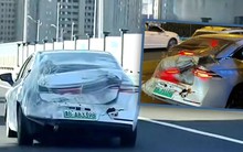 Dân mạng sốc với chiếc xe nát dính băng keo chằng chịt vẫn nhận chở khách