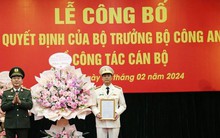 Công bố quyết định bổ nhiệm Giám đốc Công an tỉnh Vĩnh Phúc