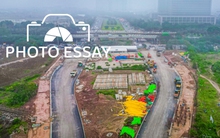 Con đường 3km ngay trung tâm Hà Nội kéo qua hàng loạt dự án lớn, nối dự án quy hoạch của Vingroup và siêu đô thị của Nam Cường sẽ được thông xe trong 2 tháng tới