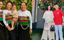 Dàn WAGs Việt mùng 3 Tết: Vợ mẫu tây Bùi Tiến Dũng hoá cô gái Mường, Chu Thanh Huyền “chốt đơn” khai xuân