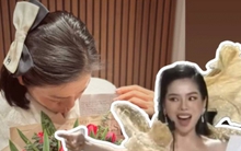 Lệ Quyên dùng ngôn ngữ lãng mạn nhất thế giới để cảm ơn tình trẻ dịp 14/2 nhưng viết sai: Bỉ ngạn vàng nói tiếng Pháp... vội vàng