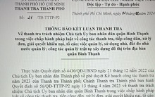 Kiểm điểm nhiều tập thể, cá nhân liên quan sai phạm ở quận Bình Thạnh