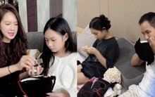 Minh Hà khoe "món quà hạnh phúc" do con gái tự làm, giàu có nhưng luôn dạy con biết trân trọng những điều đơn giản