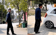 Clip ông bố đứng đợi con gái lấy chồng xa trở về, ôm chầm lấy cháu khiến hàng triệu người rưng rưng