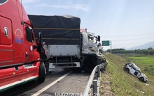 Hai người chết sau vụ va chạm giữa 3 ô tô trên cao tốc Cam Lộ - La Sơn