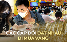 Cặp đôi chi hơn 100 triệu mua vàng trước ngày Thần Tài, nhiều người xin vía tài lộc 2024 không quan tâm lời lãi