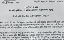 Vụ tặng quà Tết hết hạn sử dụng: Công nhân được ‘bồi thường’ 1 triệu đồng/người