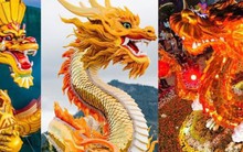 Loạt linh vật rồng được dân mạng khen đẹp, thần thái nhất Tết Giáp Thìn 2024