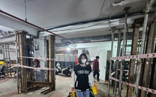 Cột chung cư mini 'chống nạng' ở Hà Nội 'mất khả năng chịu lực'