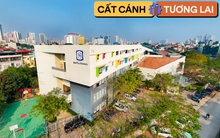 Trường liên cấp từng đạt giải kiến trúc quốc gia, nằm giữa Thủ đô nhưng tràn ngập cây xanh và ánh nắng