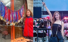 Cô gái bán lạp xưởng gây xôn xao khi treo 51 tấm huy chương trước cửa nhà, thì ra là hotgirl nhảy cầu