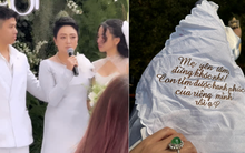 Độc lạ chiếc khăn thêu tiểu thư Hà Nội kỳ công làm riêng cho mẹ ngày về nhà chồng