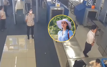 Nữ nhân viên an ninh ở sân bay Nội Bài được nhiều người tìm kiếm sau tình huống hy hữu