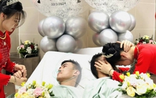 Chú rể ở Lạng Sơn nhập viện nguy kịch, cô dâu mắt đỏ hoe trao nhẫn cưới khiến y bác sĩ rớt nước mắt