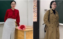 Cô giáo gây sốt với loạt outfit lên lớp cả tháng không trùng bộ nào: Mặc đẹp không đồng nghĩa dạy không tốt!