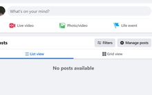 Facebook lại gặp lỗi lạ: Xoá sạch bài đăng của người dùng