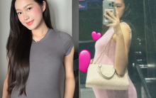 Doãn Hải My khoác túi hiệu 80 triệu đi hẹn hò cùng Đoàn Văn Hậu, bụng bầu vượt mặt vẫn xinh bất chấp