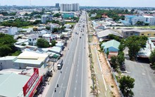 Xây cầu vượt qua quốc lộ 13  Bình Dương