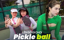 Dân chơi pickleball từ Bắc chí Nam sẵn sàng "thách đấu": Thanh Thanh Huyền mồ hôi đầm đìa, hội chị đẹp sân Thụy Khuê rủ nhau lên đồ "sương sương" chục triệu