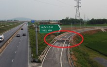 Tận thấy 2 nút giao cao tốc hơn 600 tỷ vừa thông xe đã phải đóng rào
