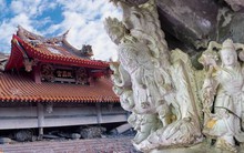 Hình ảnh hiện tại đáng kinh ngạc về ngôi đền "biểu tượng" sau một trong những trận động đất kinh hoàng nhất tại Đài Loan