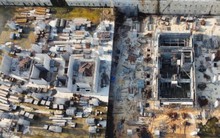 Cảnh ngổn ngang ở dự án khu dân cư Cồn Tân Lập vừa bị công an điều tra