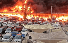 Không được đỗ xe trong bãi để xe cao tầng vì bệnh viện sợ bị cháy, một chủ xe gửi văn bản yêu cầu giải thích rõ lệnh cấm