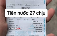 Hóa đơn tiền nước lên đến hơn hàng chục triệu đồng, phải làm sao?