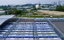 Toàn cảnh trung tâm điều khiển 17 đoàn tàu Metro tại TPHCM nhìn từ trên cao