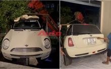 Ước được như idol Cường Đô-la, một chủ xe MINI Cooper cẩu xe lên tầng 2 chỉ để ngắm