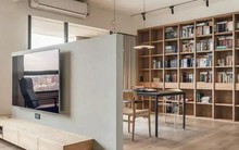 Dùng thiết kế nửa bức tường ngăn không gian phòng khách, sau khi dọn vào ở mới ngỡ ngàng với tác dụng