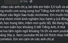 Lên mạng xin kinh nghiệm học tập cho con mới... 3,5 tuổi, bà mẹ Hà Nội khiến nhiều người đọc xong chỉ biết thốt lên: "Sợ hãi!"