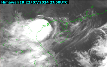 Bão số 2 giật cấp 11 đi vào ven biển Quảng Ninh - Hải Phòng, miền Bắc mưa xối xả