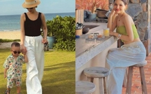 Mẹ 2 con Phanh Lee đúng là "cao thủ" diện quần ống rộng, gợi ý 10 cách phối đồ siêu trẻ và tôn dáng