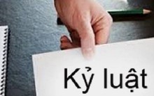 Vi phạm nồng độ cồn nhưng không báo cáo, một cán bộ ở Hòa Bình bị kỷ luật