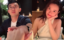 Chồng thiếu gia của Midu cưng vợ ra mặt khi hẹn hò, lần đầu để lộ nhẫn cưới