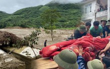 Tang thương hình ảnh một thôn làng hơn 100 nhân khẩu ở Lào Cai bị lũ quét vùi lấp toàn bộ, hàng chục thi thể được tìm thấy