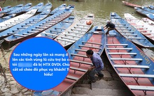 Rộ tin chủ đò ở chùa Hương mang thuyền đi hỗ trợ lũ lụt về bị cắt suất chở khách: Chính quyền lên tiếng