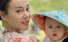 Biểu cảm gây chú ý của quý tử nhà shark Bình - Phương Oanh