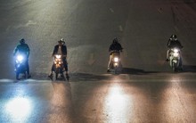 Hình ảnh khác lạ của giao thông Hà Nội trong những đêm cuối tuần rét 10 độ