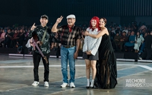 Khung hình “Trần gia” tại WeChoice cho thấy gia đình 3 thế hệ đứng chung sân khấu, ai cũng làm “chao đảo” nhạc Việt