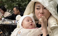 Khoảnh khắc hài hước của mẹ con Phương Oanh, biểu cảm nhóc tỳ khiến ai cũng bật cười