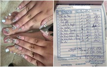 Xôn xao bộ nail giá hơn 5 triệu đồng gây chao đảo cõi mạng và loạt hoá đơn "nóng" nhất Tết này