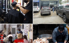 Làm không ngơi tay, thợ rửa xe, cắt tóc 'hái' ra tiền ngày giáp Tết