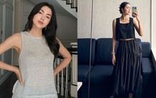 Ngắm mãi không chán 10 set đồ đen trắng của Tăng Thanh Hà