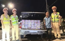 Bí mật bên trong ô tô tải của tài xế vi phạm nồng độ cồn ở Bình Phước