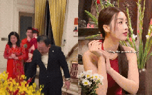 Gia đình bầu Hiển đón tết trong căn biệt thự bề thế, sắc vóc nàng dâu hào môn Đỗ Mỹ Linh chiếm spotlight